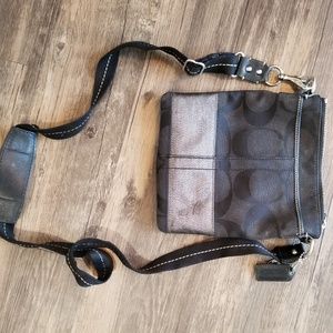 Coach cross body purse